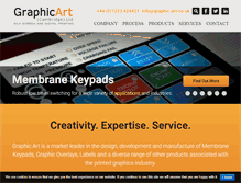 Tablet Screenshot of graphic-art.co.uk